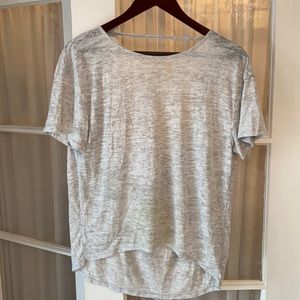 Alternative Apparel size M open back gray top